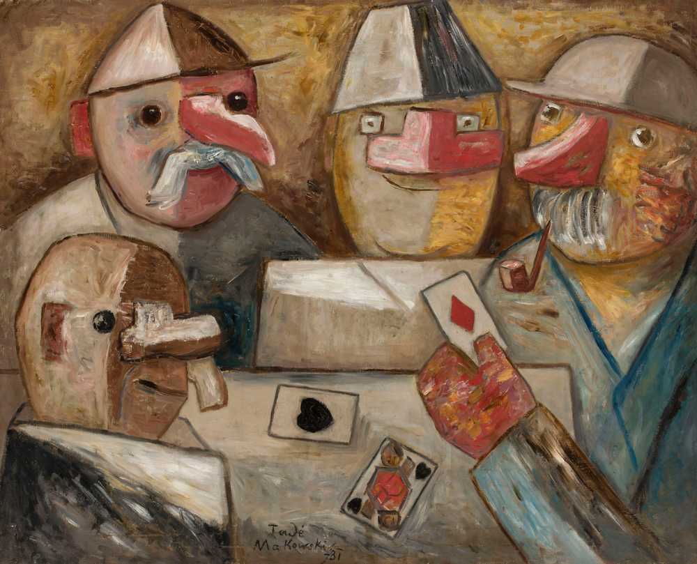 Card game (1931) - Tadeusz Makowski
