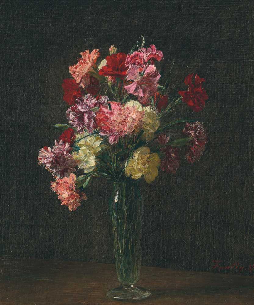 Carnations (1887) - Henri Fantin-Latour