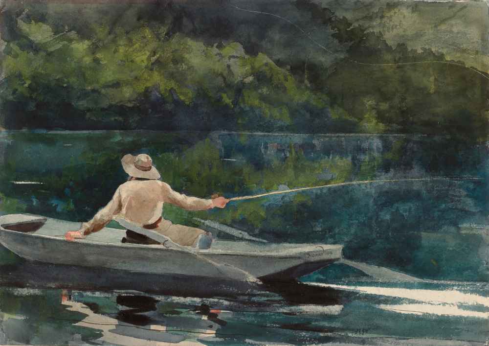 Casting, Number Two - Winslow Homer