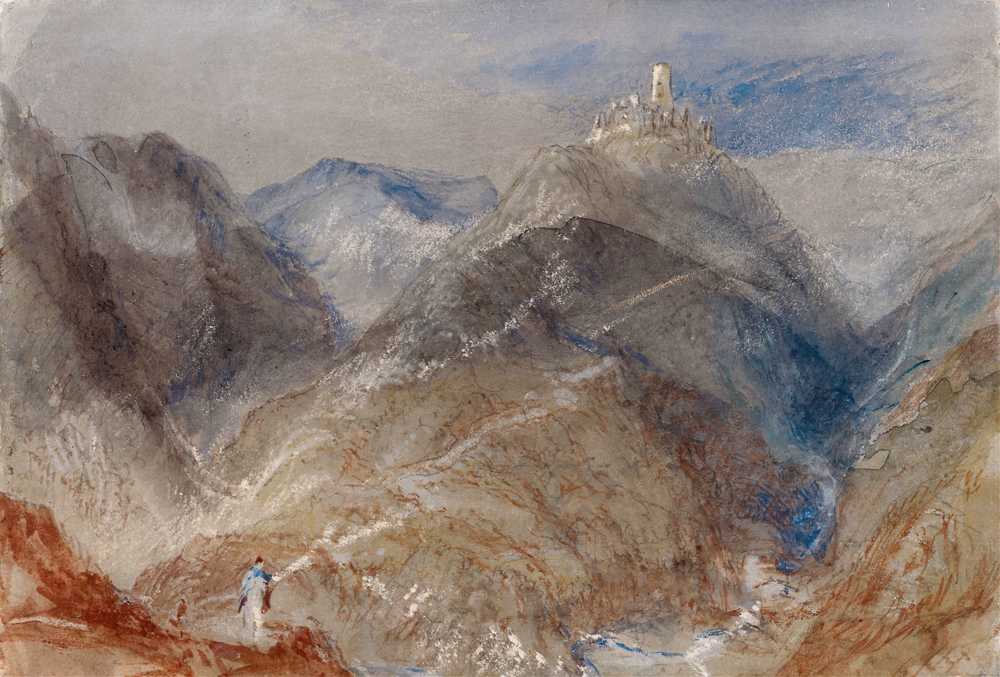 Castle on Height near Geneva (1836) - Joseph Mallord William Turner
