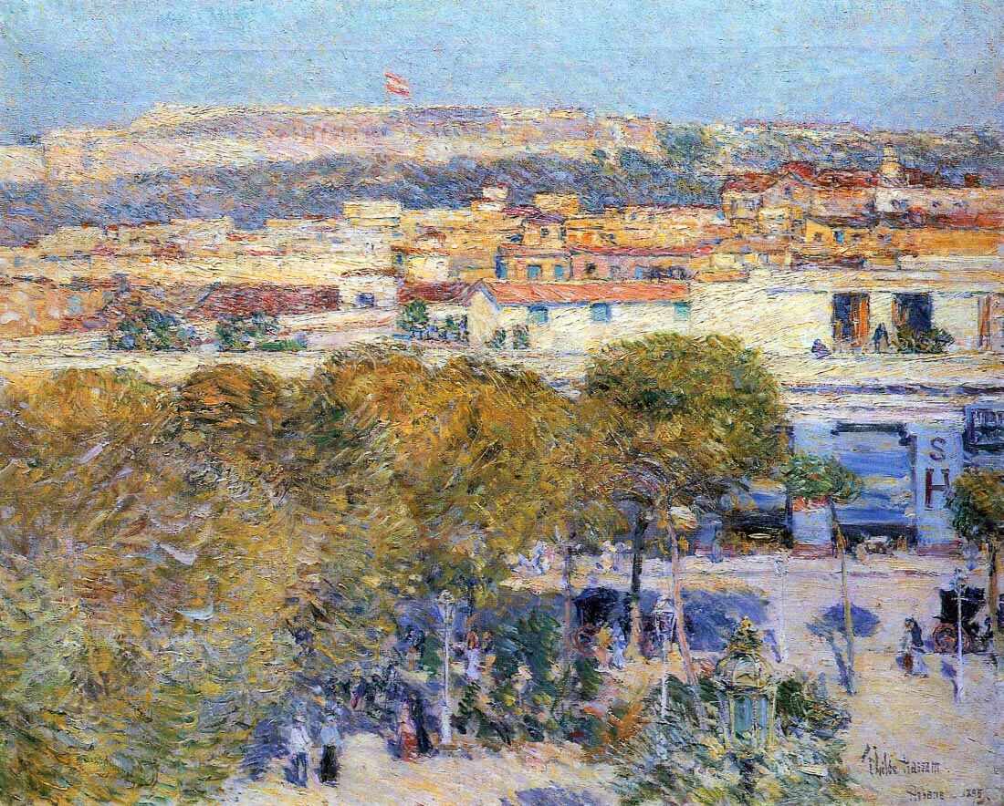 Central Place and Fort Cabanas, Havana - Hassam