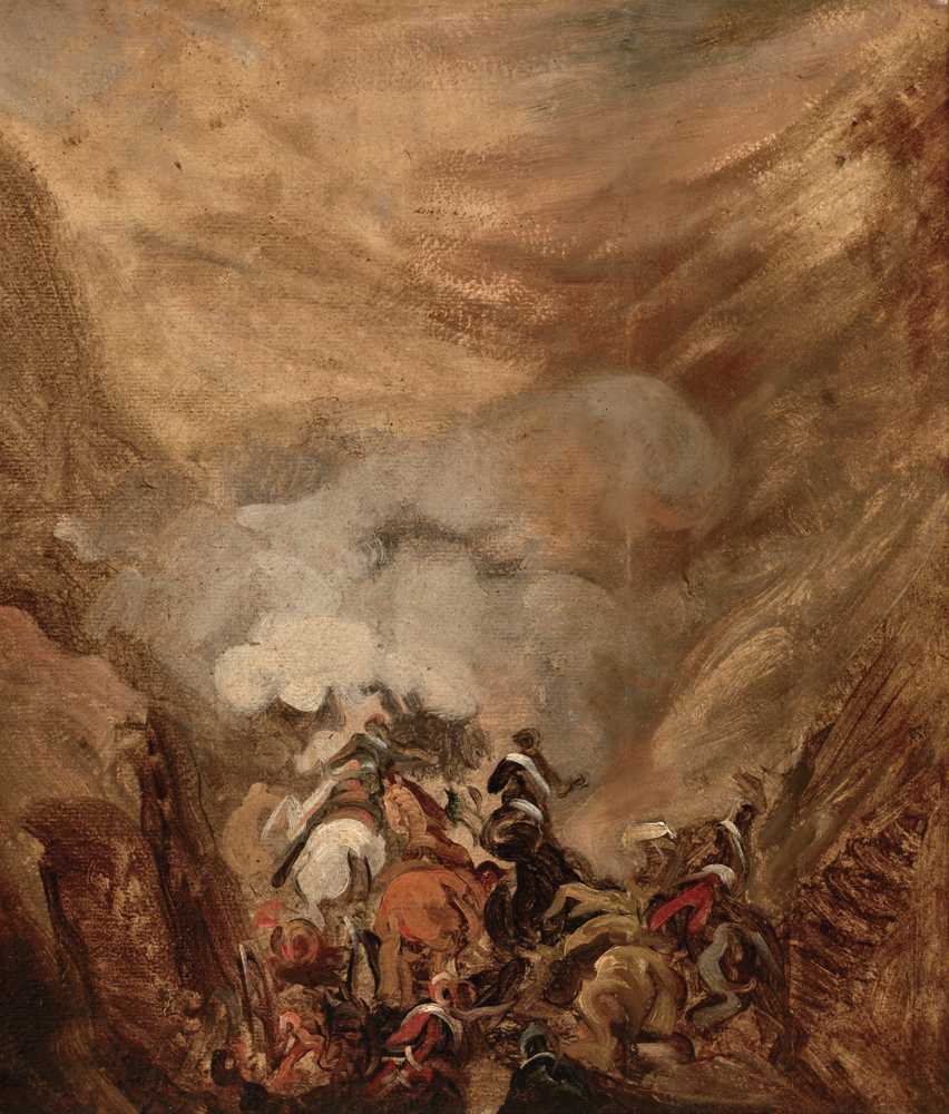 Charge in the Gorge of Somosierra (1837) - Piotr Michałowski
