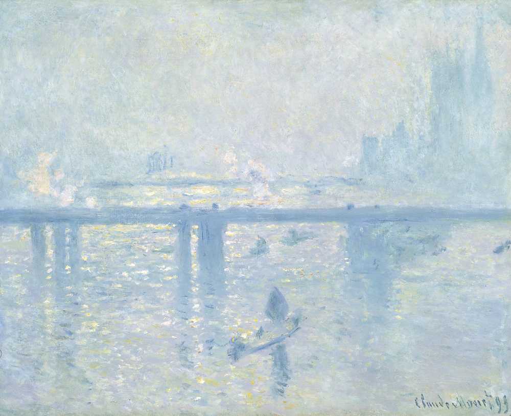 Charing cross bridge 3 by Monet - Claude Monet