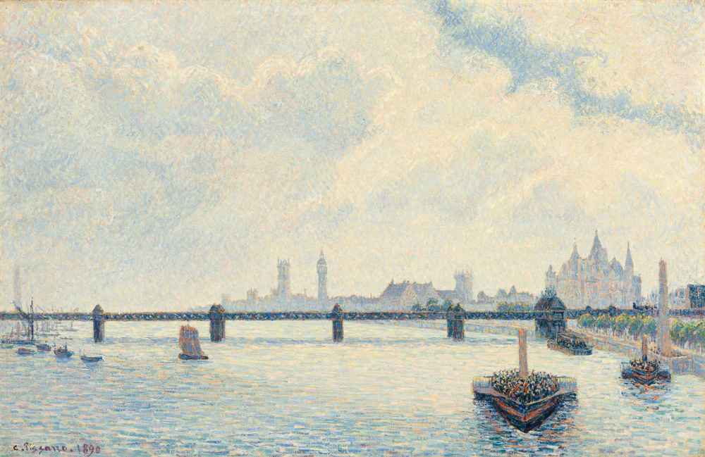 Charing Cross Bridge, London - Camille Pissarro