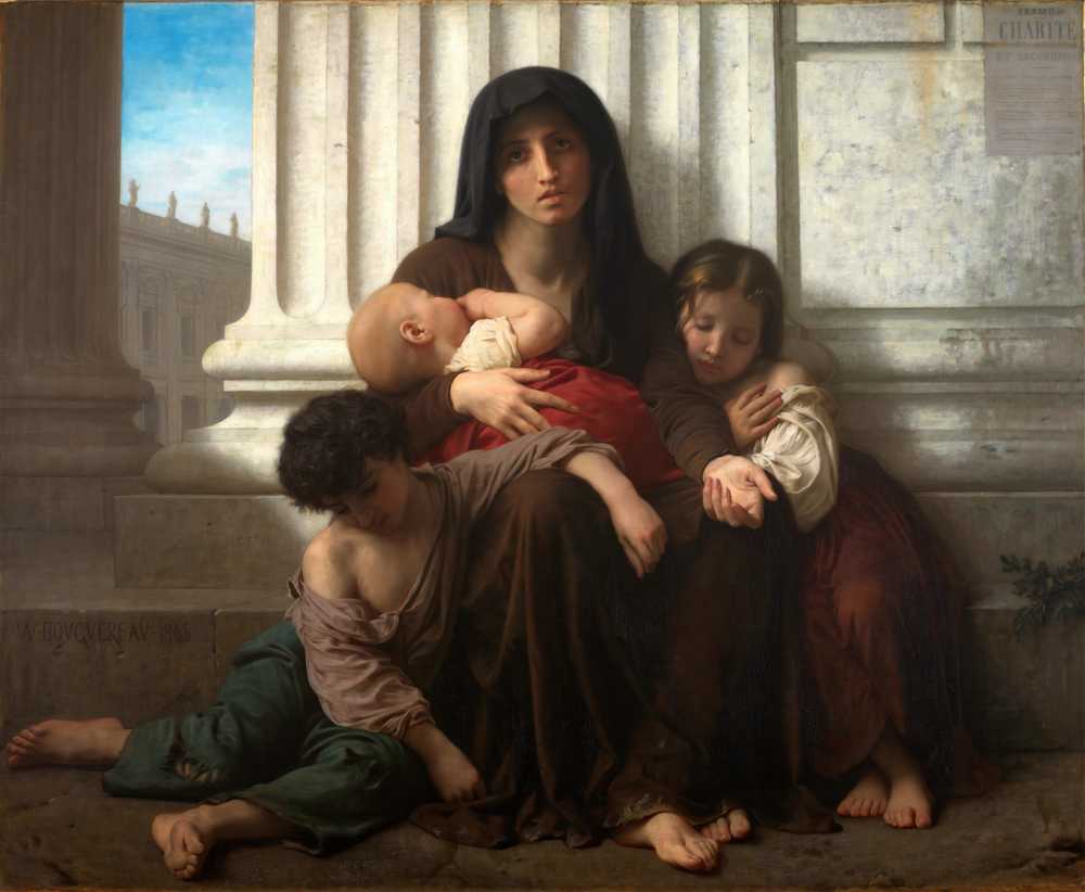 Charity (1865) - William-Adolphe Bouguereau
