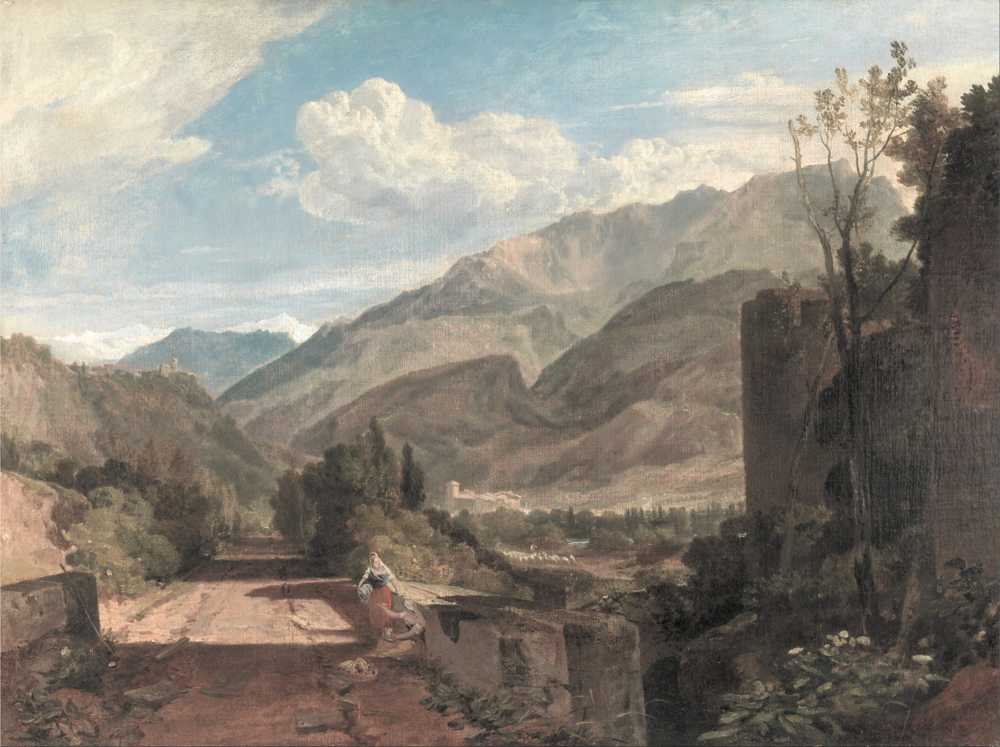 Chateau of St. Michael, Bonneville, Savoy (1802 - 1803) - Turner
