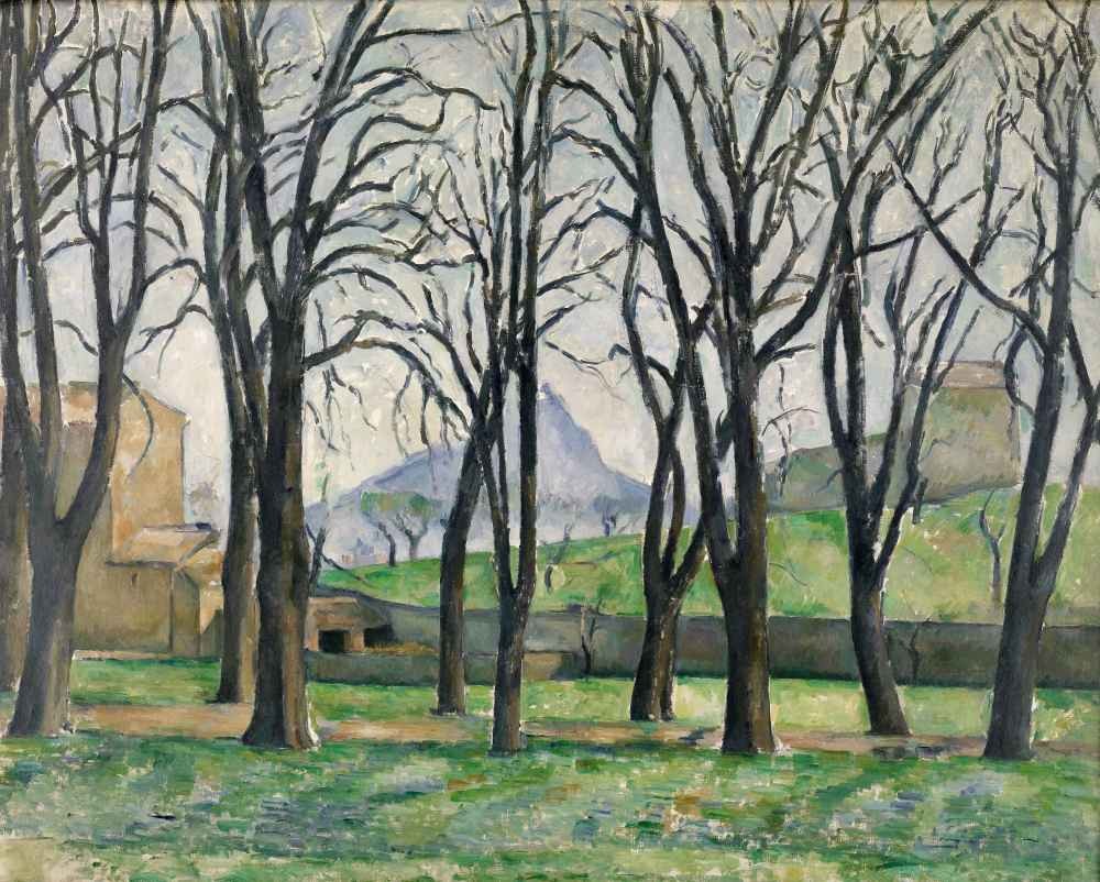 Chestnut Trees in Jas de Bouffan - Cezanne