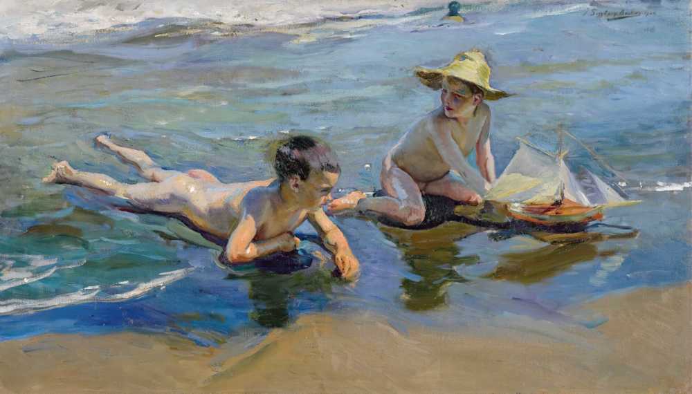 Children Playing On The Beach (1904) - Joaquin Sorolla y Bastida