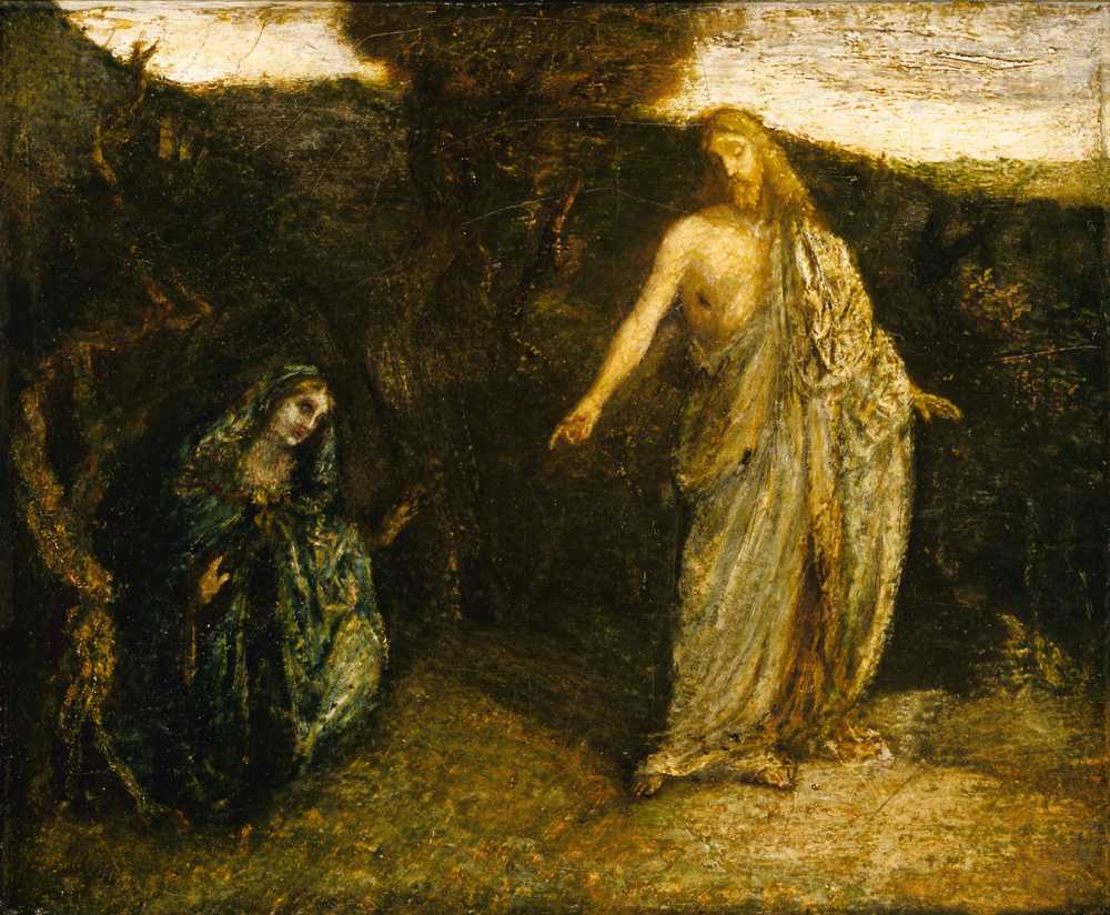 Christ Appearing to Mary (ca. 1885) - Albert Pinkham Ryder