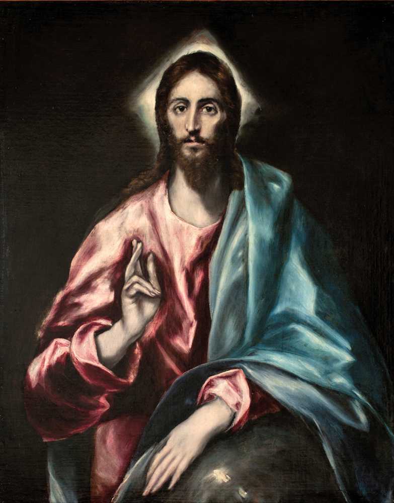 Christ as Saviour (1610-1614) - El Greco