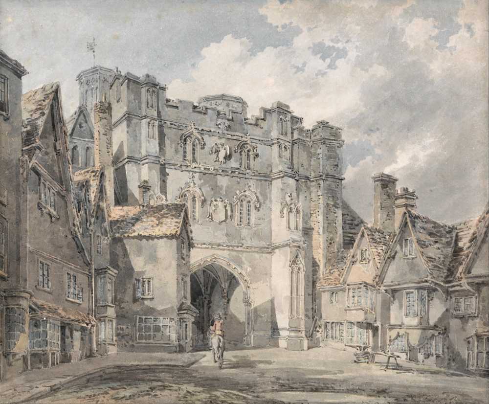 Christ Church Gate, Canterbury (1793 to 1794) - Joseph Mallord William Turner