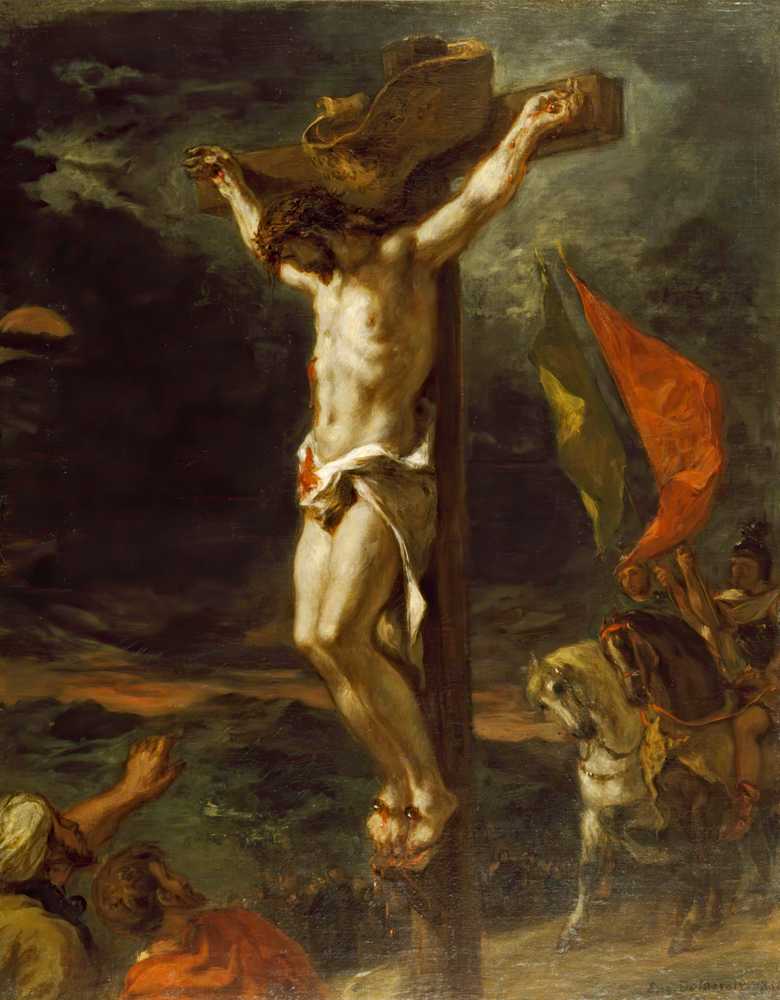 Christ on the cross (1846) - Ferdinand Victor Eugene Delacroix