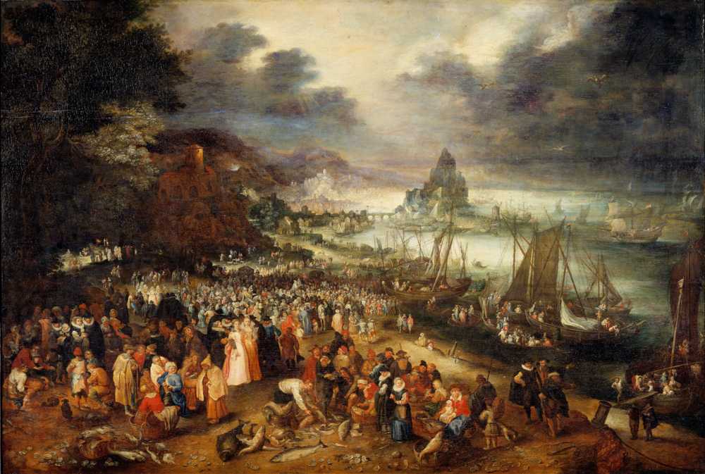 Christ Preaching from the Boat (1606) - Jan Brueghel Starszy