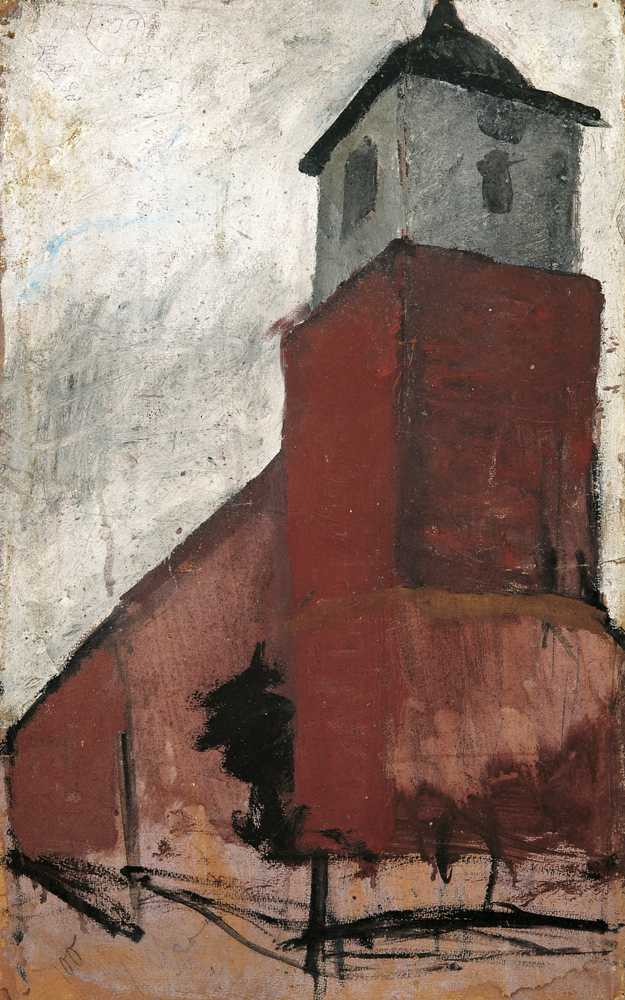 Church in Worpswede (1900) - Paula Modersohn Becker