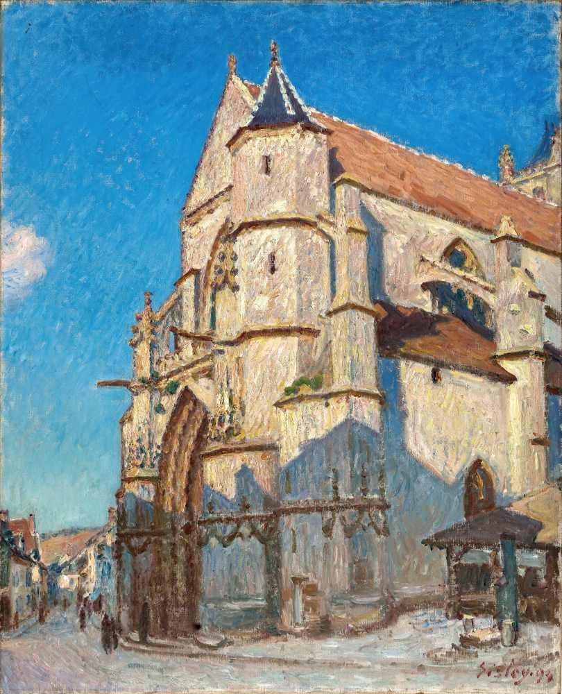 Church of Moret, After the Rain - Sisley
