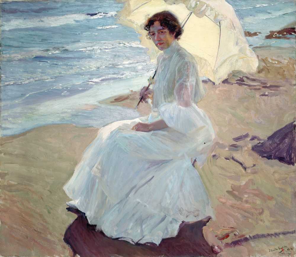 Clotilde on the Beach (1904) - Joaquin Sorolla y Bastida