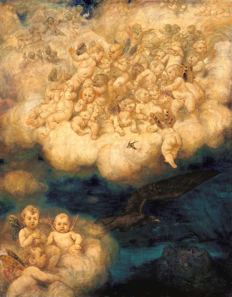 Cloud of Angels (1878) - Hans Thoma