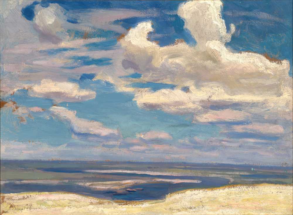 Cloud over the Dnieper River (1903) - Jan Stanisławski