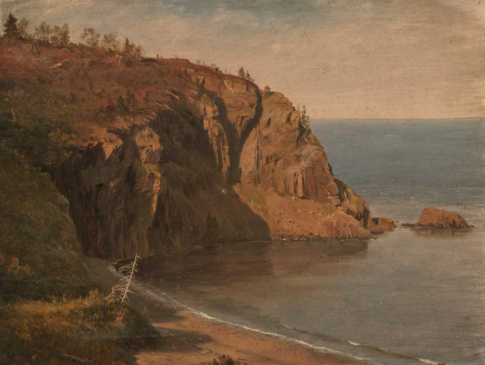 Coast of Grand Manan Island, Canada (1851) - Frederick Edwin Church