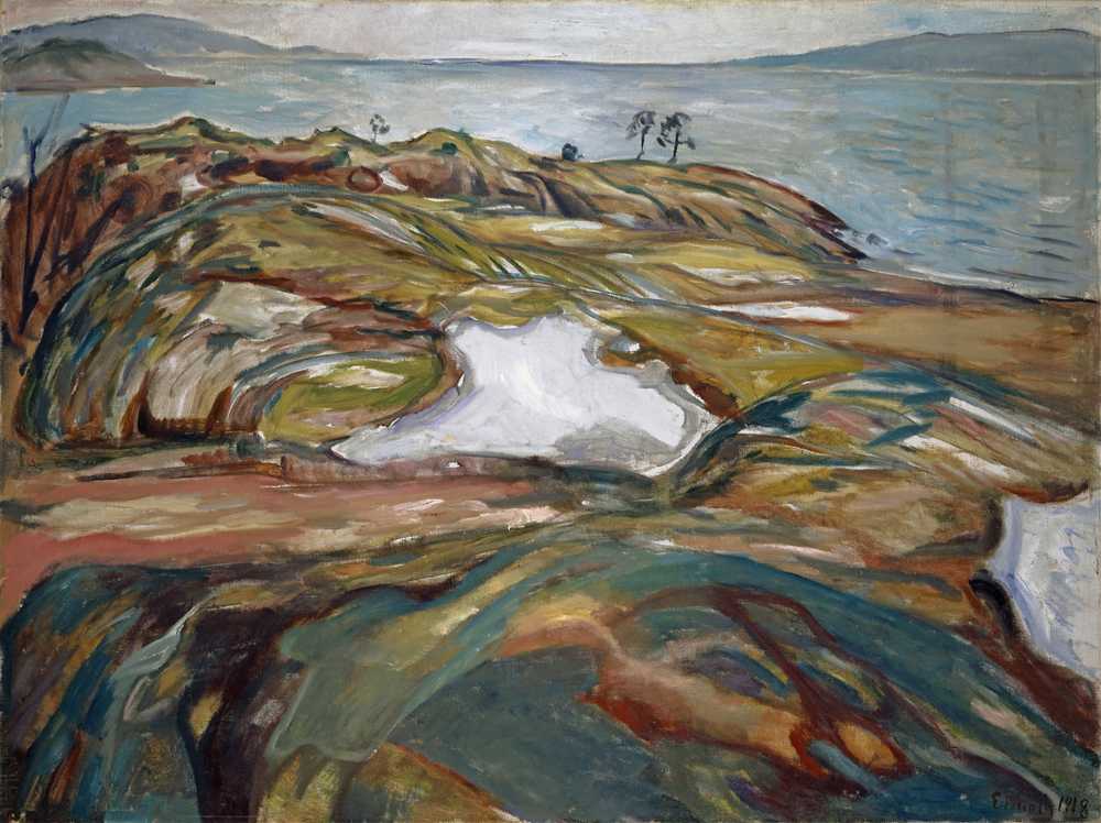 Coastal Landscape (1918) - Edward Munch