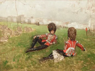 Coldstream fifers, St James’s Park, London - James Tissot