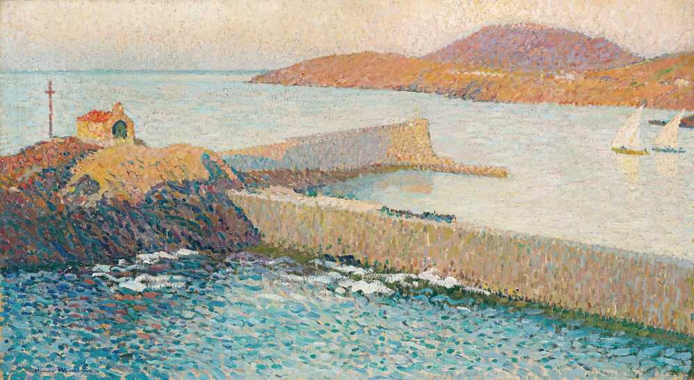 Collioure, The Chapel On The Digue - Henri-Jean Guillaume Martin