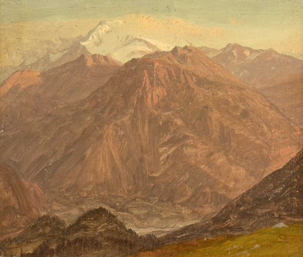 Colombia or Ecuador, mountains (1853) - Frederick Edwin Church