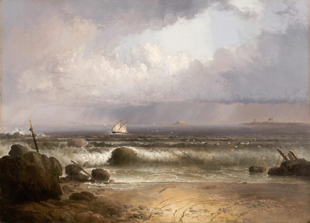 Coming Squall (Nahant Beach with a Summer Shower) - Thomas Doughty