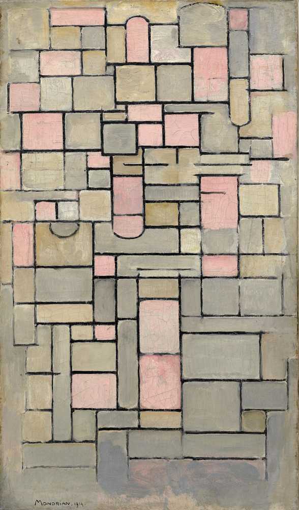 Composition 8 (1914) - Piet Mondrian