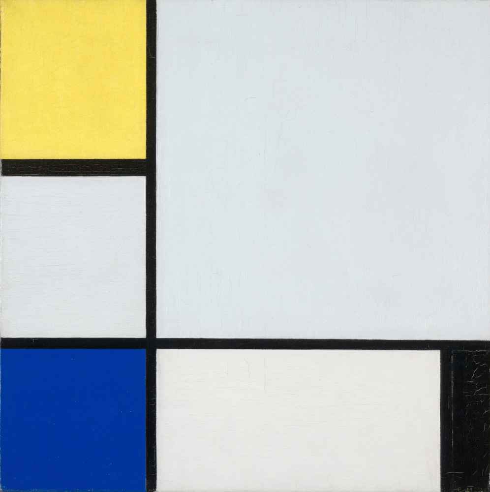 Composition with Yellow, Blue, Black and Light Blue - Piet Mondrian