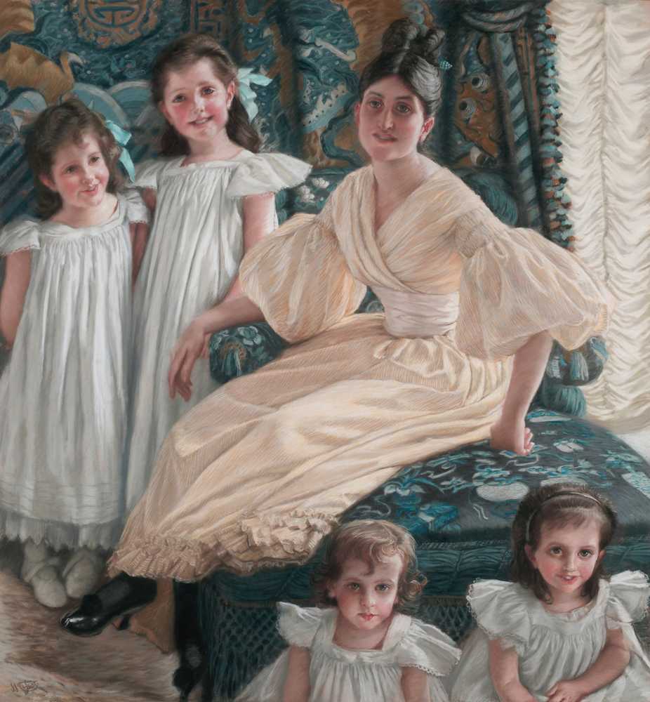 Comtesse d’Yanville and Her Four Children (circa 1895) - James Tissot