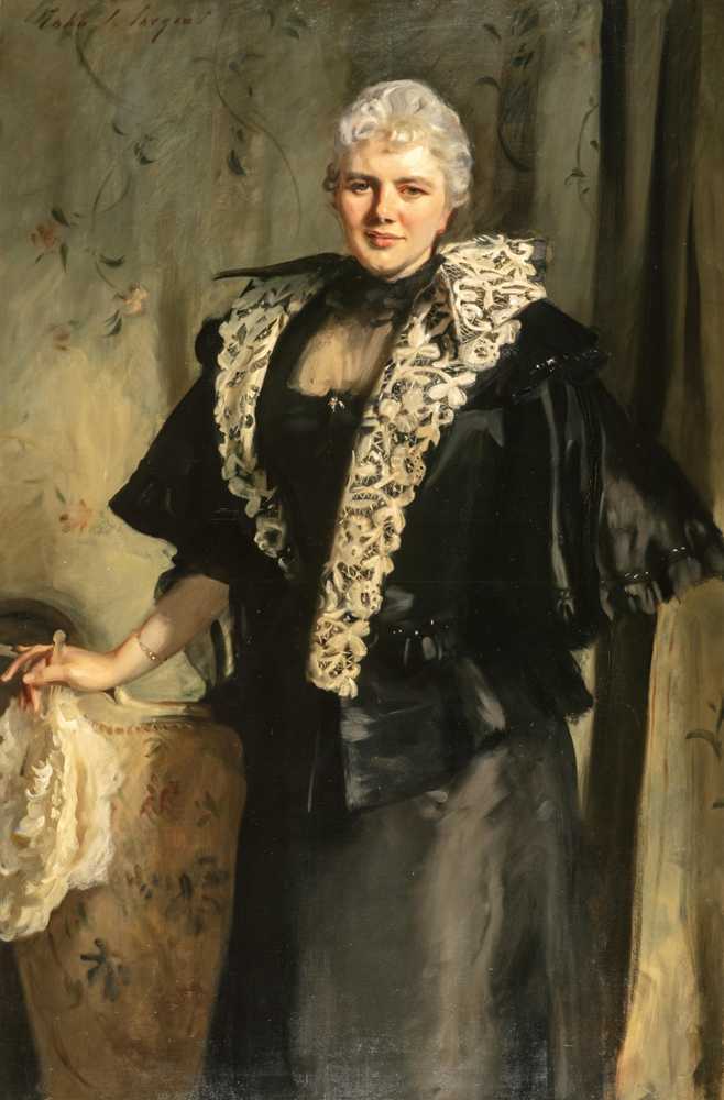 Constance Wynne-Roberts, Mrs Ernest Hills Of Redleaf (1895) - Singer-Sargent