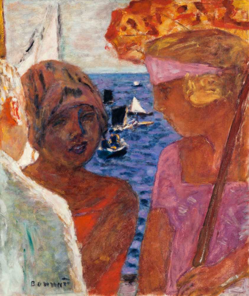 Conversation in Arcachon (1926-1930) - Pierre Bonnard