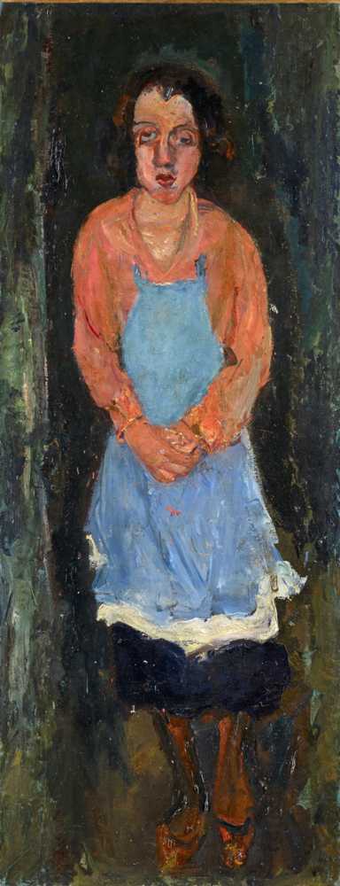 Cook in Blue Apron (1930) - Chaim Soutine