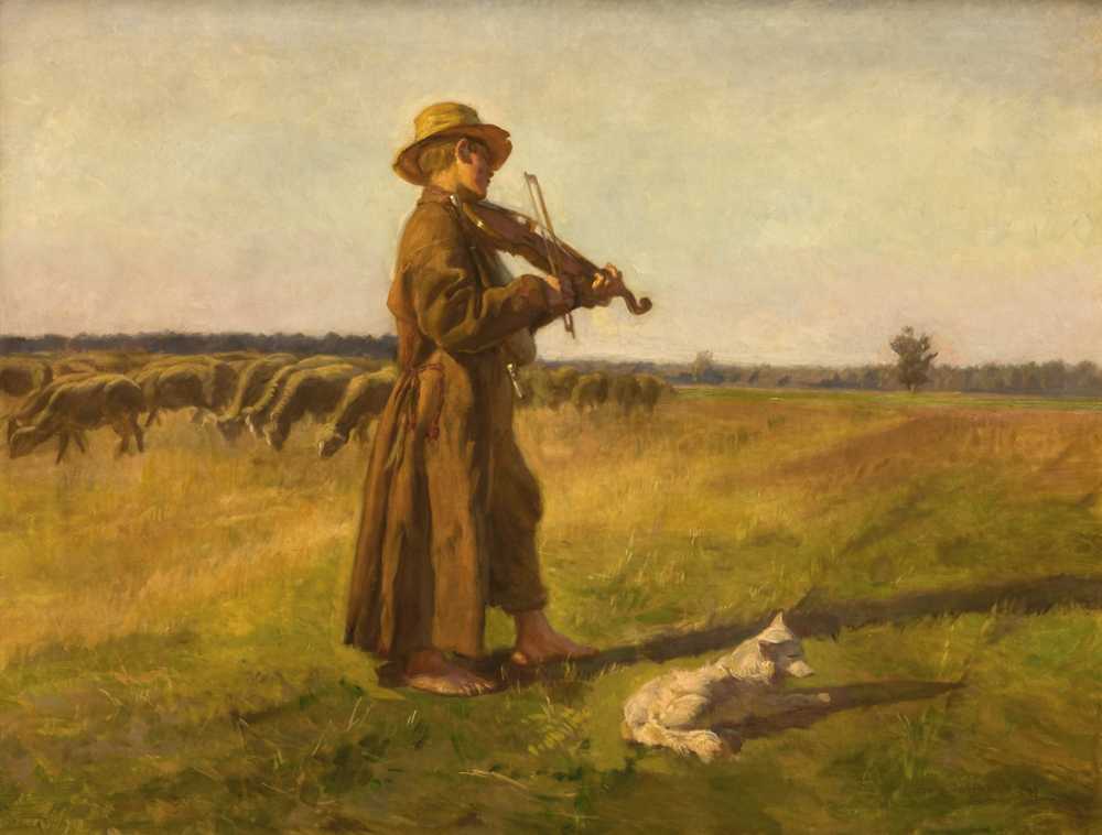 Cowherd (1897) - Józef Chełmoński