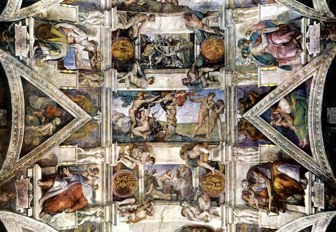 Creation story, detail - Michelangelo