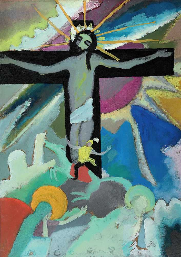 Crucified Christ (1911) - Wassily Kandinsky
