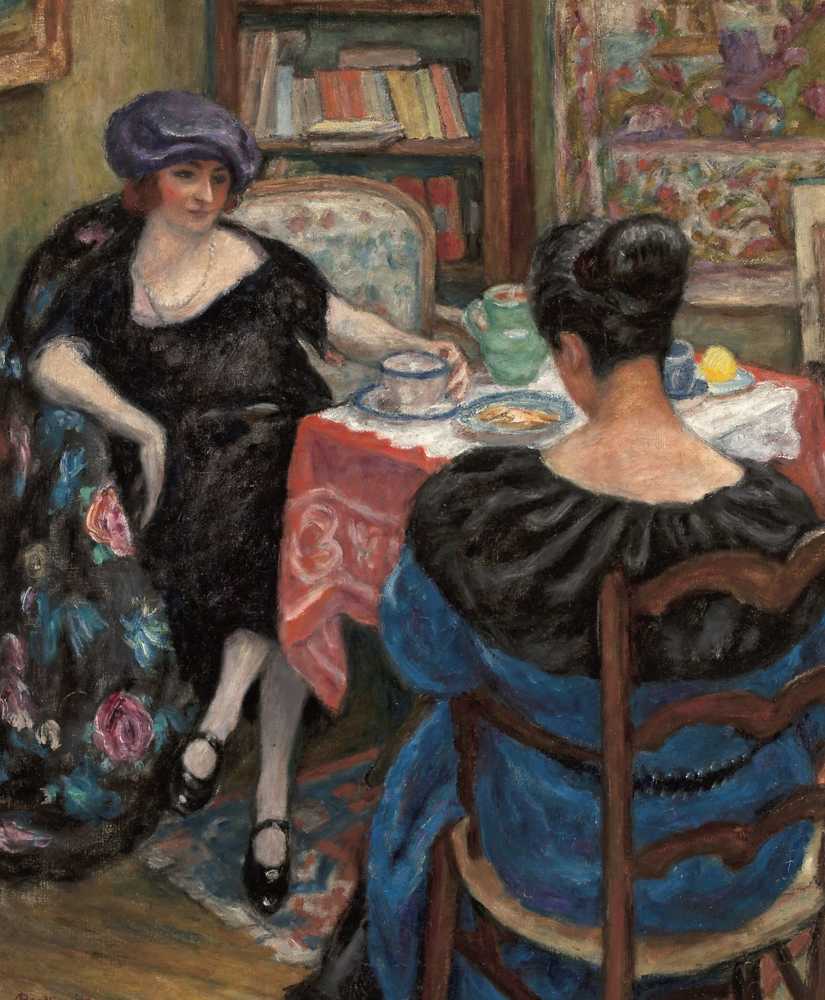 Cup of tea (Visit) (1922) - Józef Pankiewicz