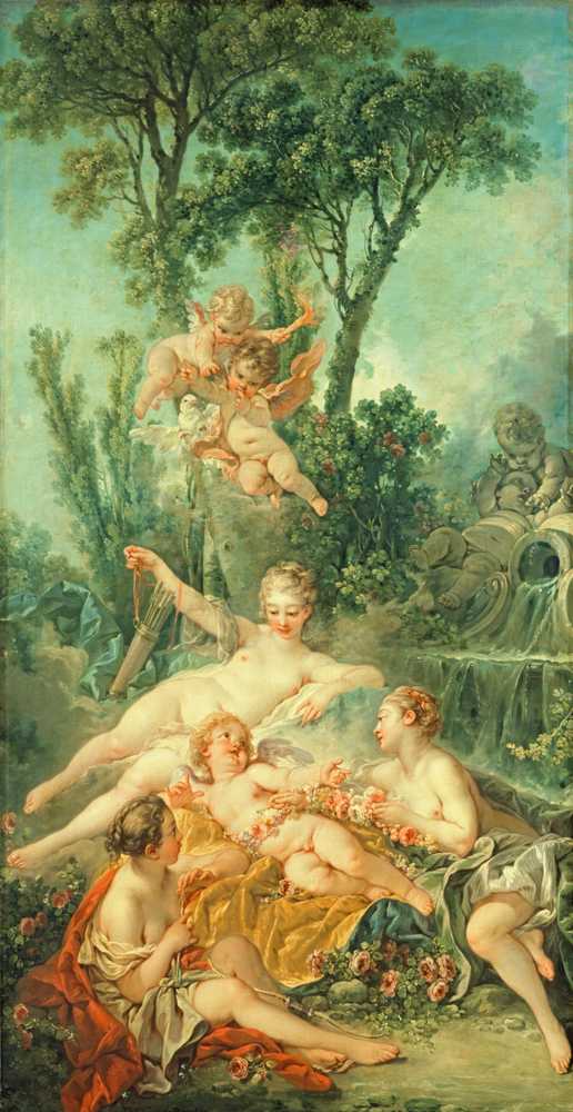 Cupid a Captive (c.1754) - Francois Boucher