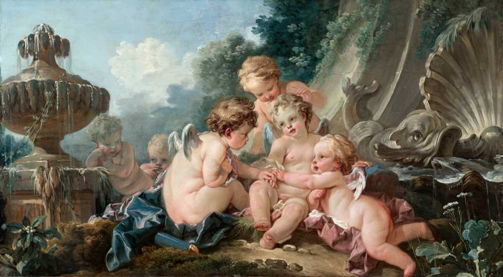 Cupids in Conspiracy (1740s) - Francois Boucher