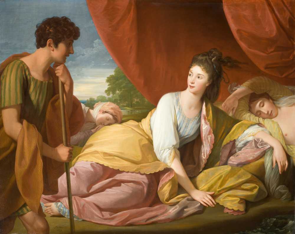 Cymon and Iphigenia (1773) - Benjamin West
