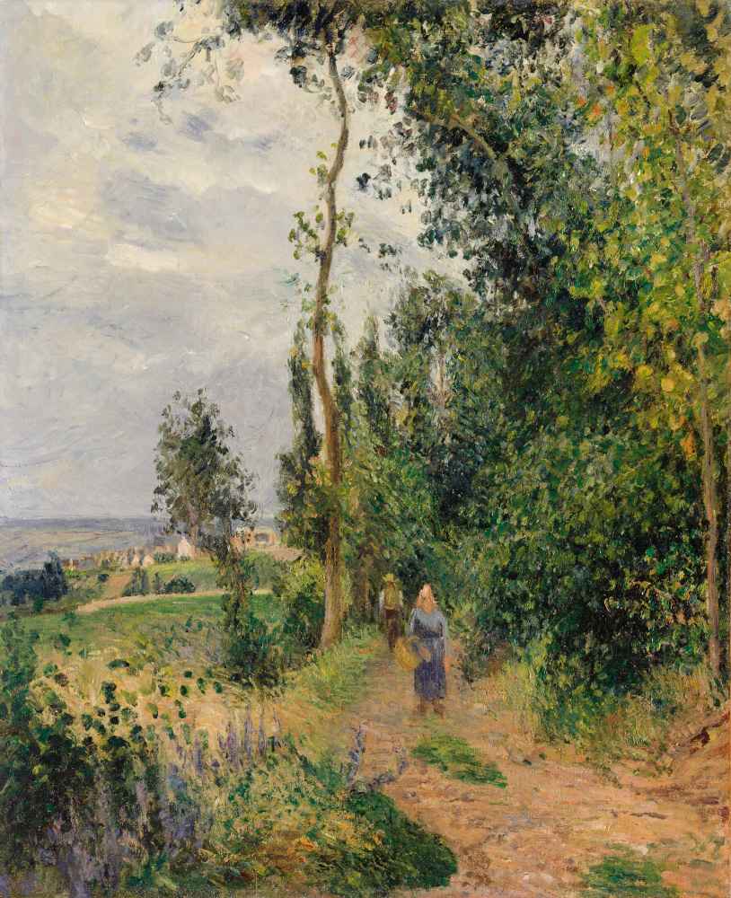 Cote des Grouettes, near Pontoise - Camille Pissarro