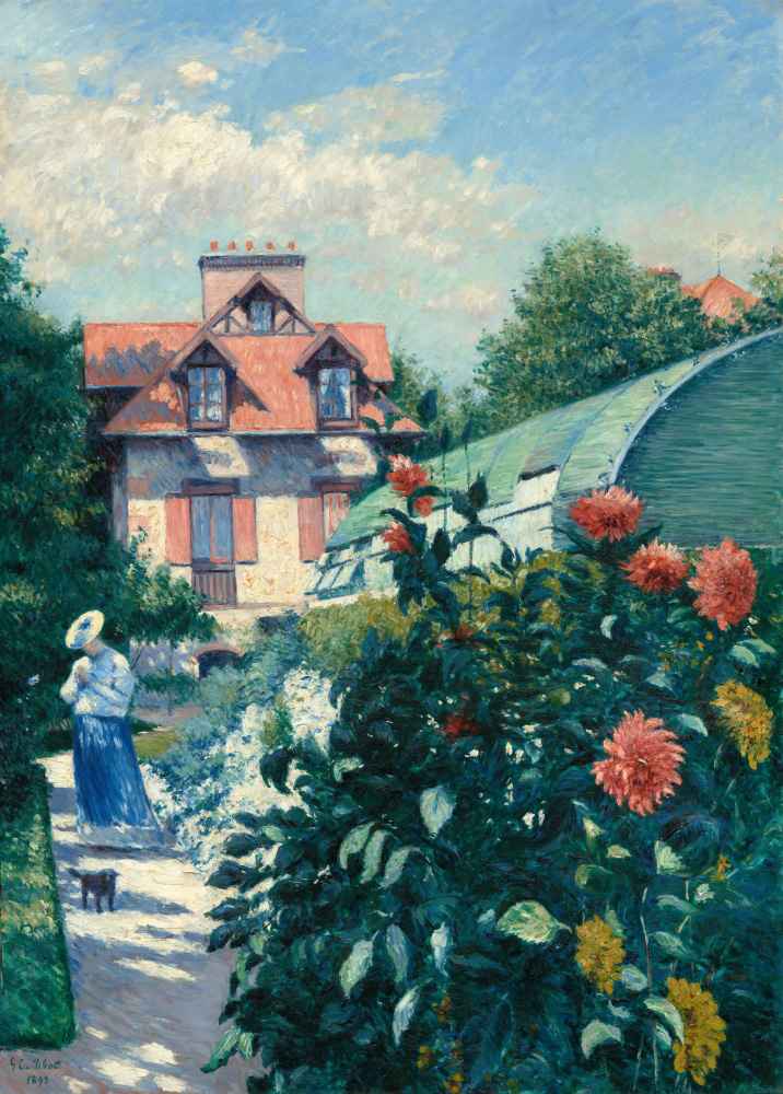 Dahlias, Garden at Petit Gennevilliers, 1893 - Gustave Caillebotte