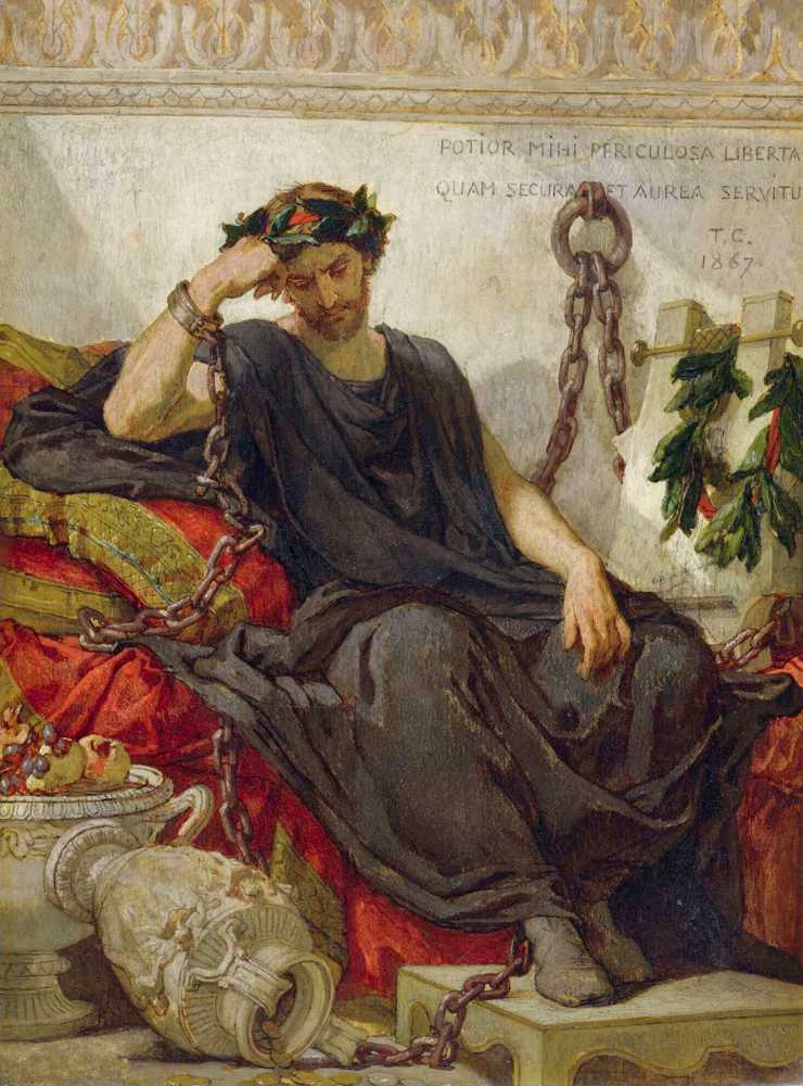 Damocles (1867) - Thomas Couture