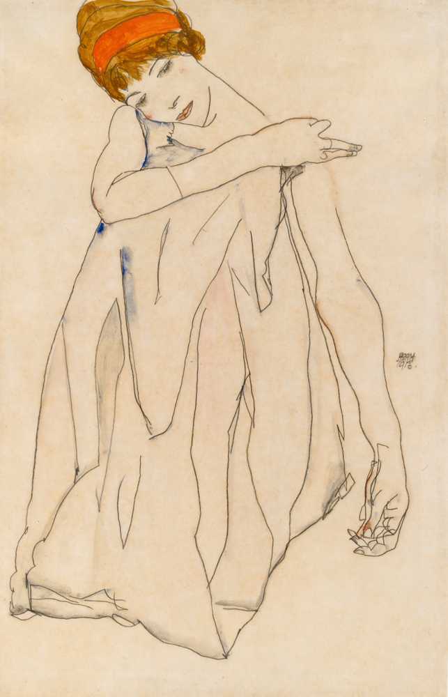 Dancer (1913) - Egon Schiele