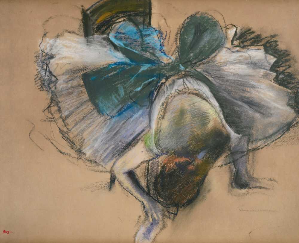 Dancer Adjusting Her Slipper (1887) - Edgar Degas