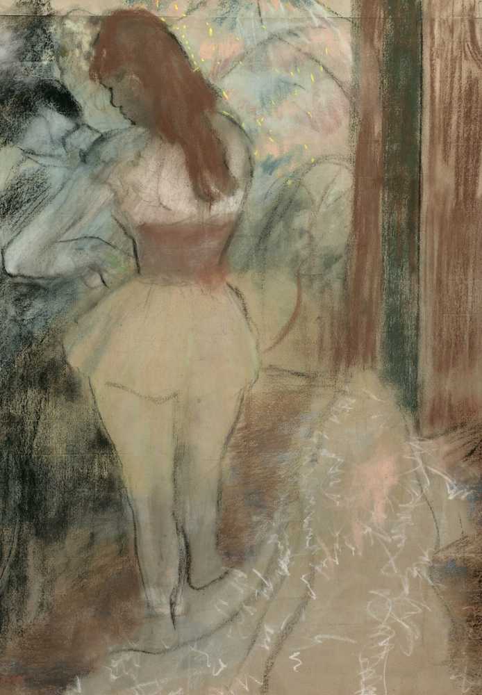 Dancer Dressing (ca 1889) - Edgar Degas