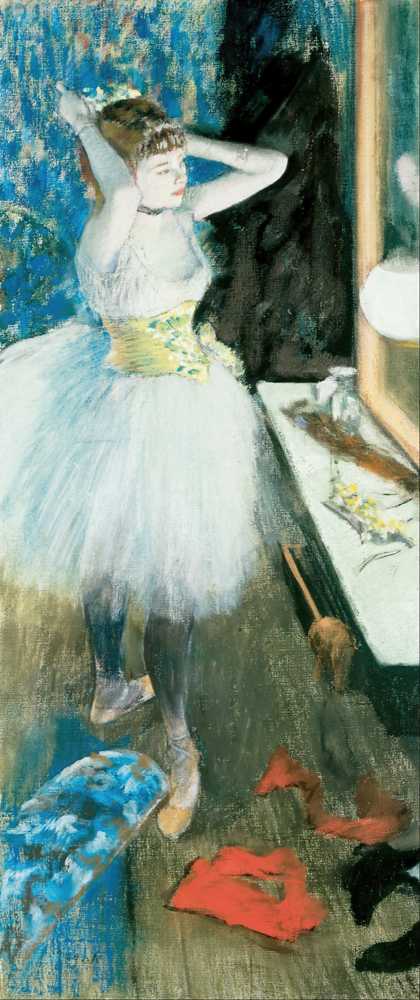 Dancer in Her Dressing Room (1874-1884) - Edgar Degas