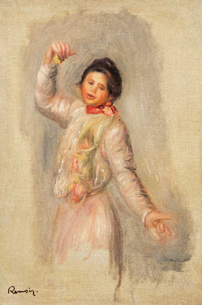 Dancer with castanets (1895) - Auguste Renoir