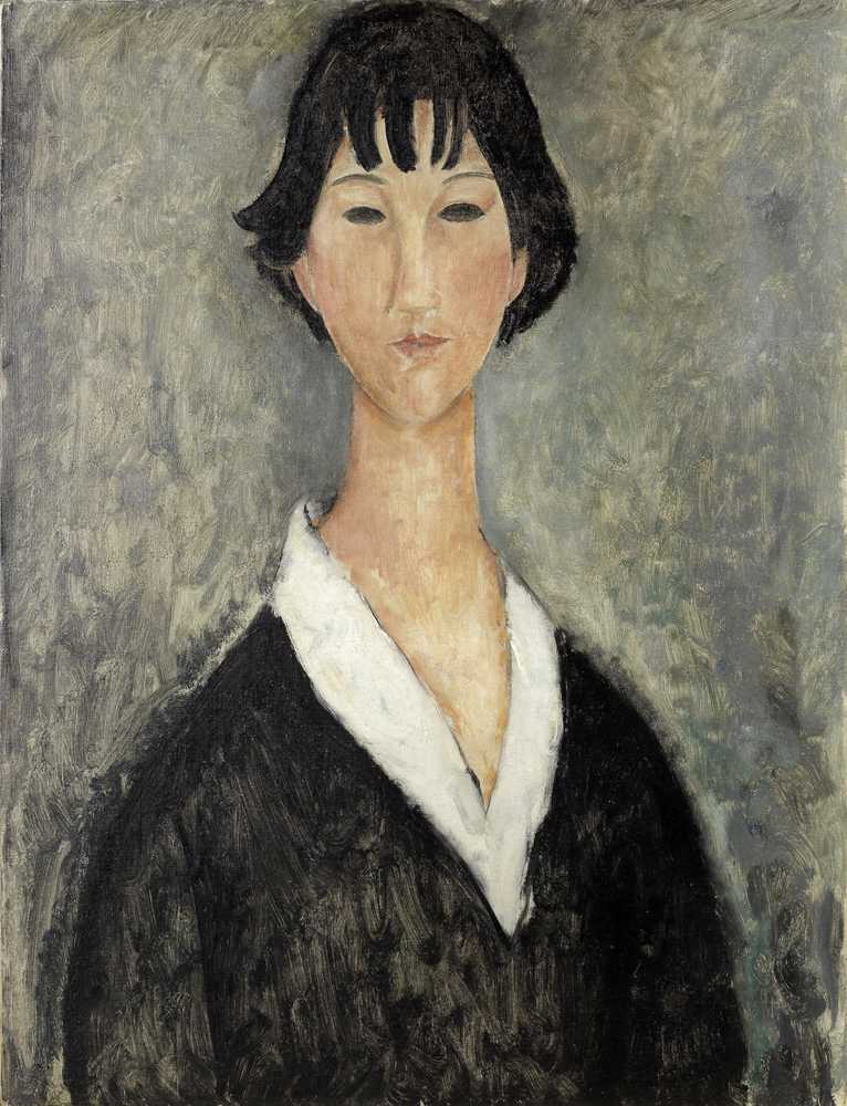 Dark Haired Girl - Amedeo Modigliani